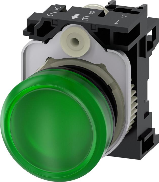 Produktbild Siemens Indicator light, 22mm, green