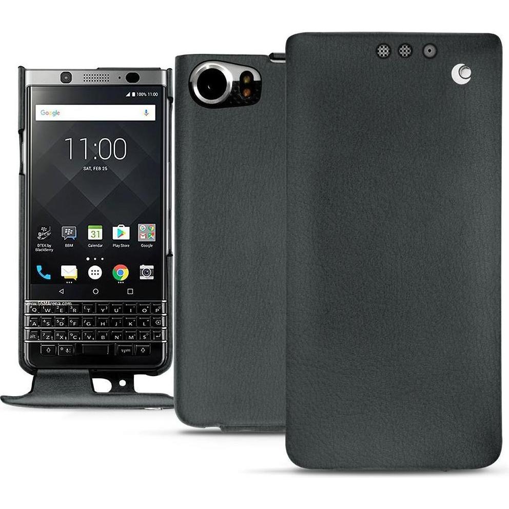 Thumbnail - Noreve Lederschutzhülle vertikal (Blackberry KEYone), Smartphone Hülle, Blau