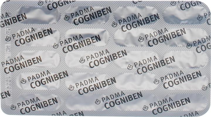 Valeurs nutritives et ingrédients Padma Cogniben (60 pièce(s), Capsules, 52 g)