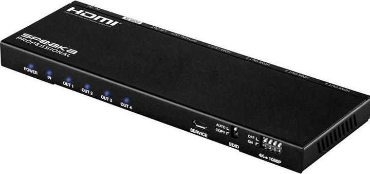 Produktbild SpeaKa Professional 1x4 HDMI Splitter Audio Extractor