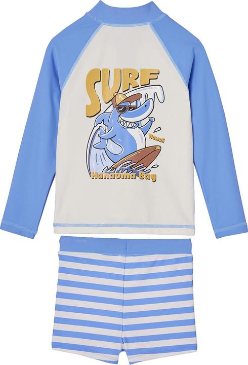 Produktbild Vertbaudet Jungen Strand-Set: UV-Badeshirt & Shorts (128)