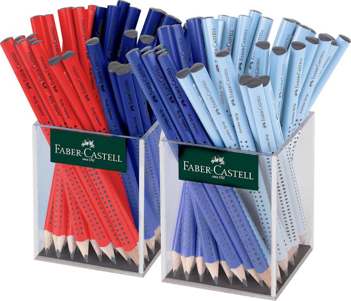 Produktbild Faber-Castell Schulbleistift Jumbo Grip B sortiert (B, 72 x)