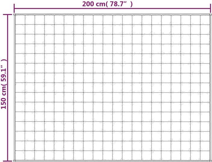 Produktbild vidaXL Gewichtsdecke (200 x 150 cm)