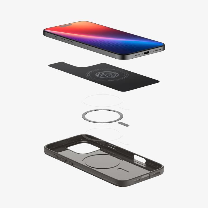 Image du produit Spigen Étui Thin Fit Mag Magsafe pour iPhone 16 Pro 6,3" gunmetal (Apple iPhone 16 Pro)