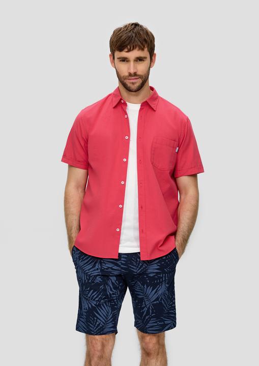 Produktbild s.Oliver Hemd Baumwollhemd mit Musterstruktur (3XL)