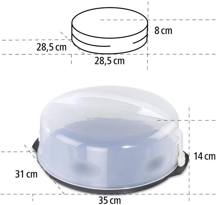Actual product image Xavax cake transport box Cake transport box
