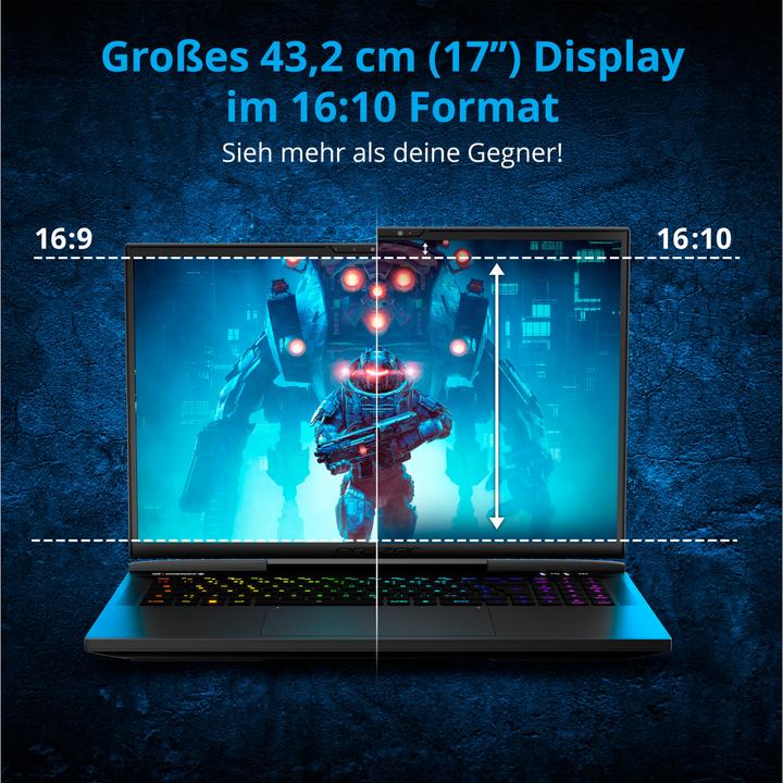 Actual product image Medion Erazer Beast X40 i9 32 N W11H 30035230 (17.01", Intel Core i9-13900HX, 64 GB, 2000 GB, DE)