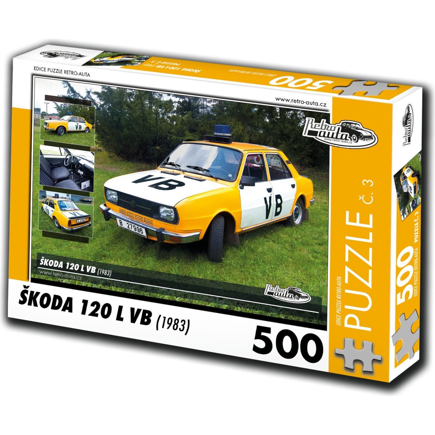 Retro-auta Puzzle Nr. 3 'koda 120 L VB (1983) 500 Teile (500 Teile)