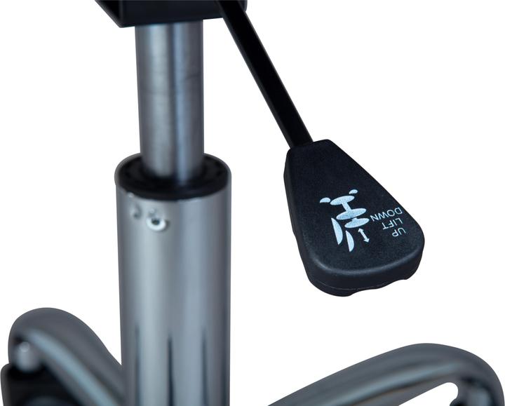 Actual product image Inter Link Swivel Chair BONNIE office chair Bonnie sky blue chrome base mesh+PU (42 - 52 cm)