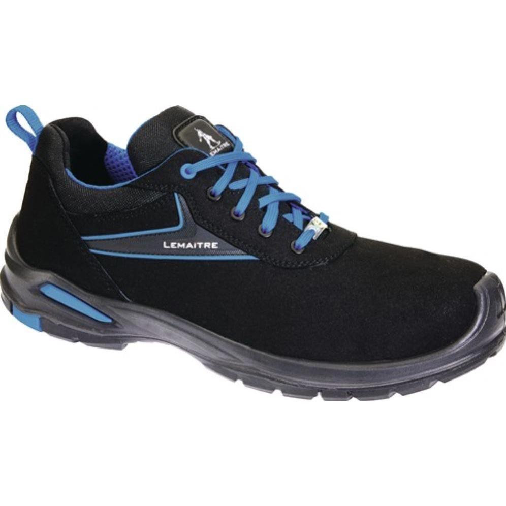 Lemaitre, Sicherheitsschuhe, Sicherheitsschuh Paul Grösse 42 schwarz/blau S3 SRC ESD EN ISO 20345 Mikrofaser (S3, 42)