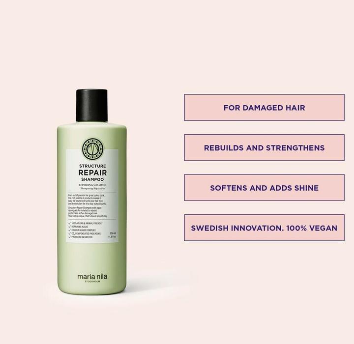 Actual product image Maria Nila Structure Repair Shampoo (Liquid shampoo, 350 ml)