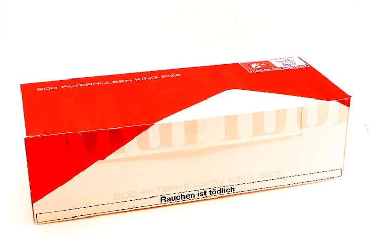 Actual product image Marlboro Red king size sleeves 200 pcs