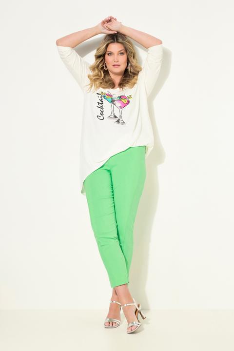 Produktbild Miamoda T-Shirt, A-Linie, Cocktail-Motiv, 3/4-Ärmel (46)
