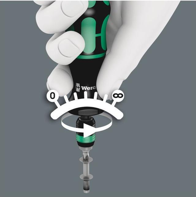 Actual product image Wera 7461 1,2 Nm (1/4", 0.10 Nm, 3 Nm)