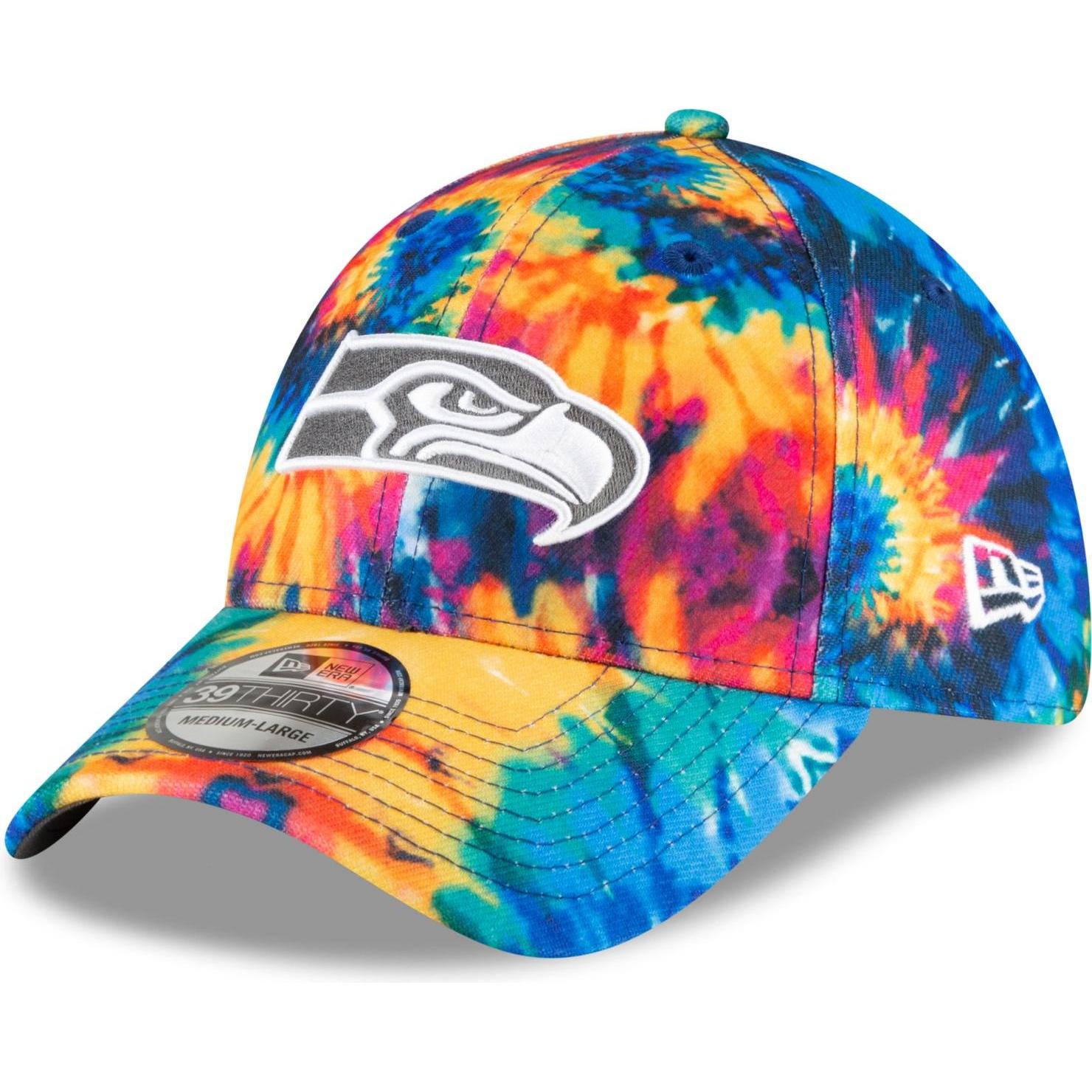 New Era, Herren, Cap, 39Thirty Stretchfit NFL Crucial Catch 2020, Mehrfarbig, (M)