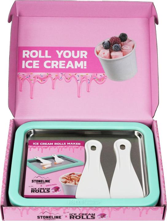 Actual product image Stoneline Ice Cream Rolls Maker, ice cream platter for homemade ice cream | Mint