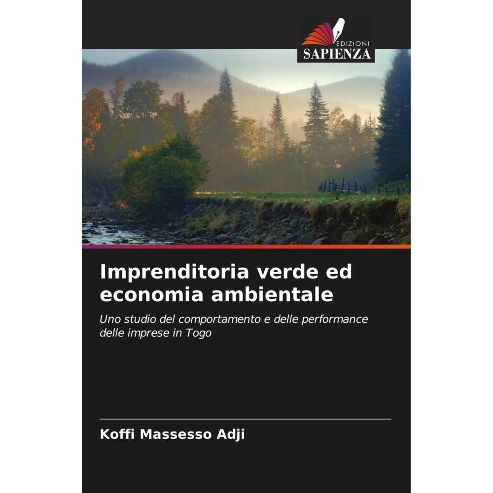 Imprenditoria verde ed economia ambientale, Fachbücher von Koffi Massesso Adji