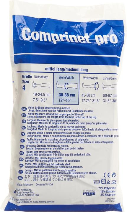 Actual product image BSN Thrombo A-G Grösse 6 lang weiss