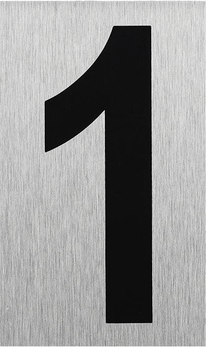 ProPlus Cartello porta in alluminio " 1 "