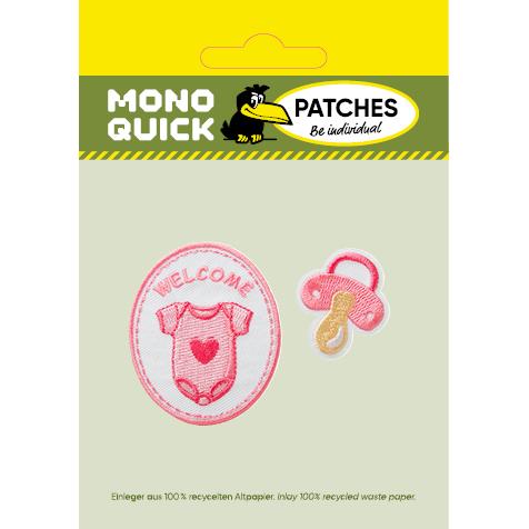Thumbnail - Mono Quick Welcome Baby, Applikationen, Rosa