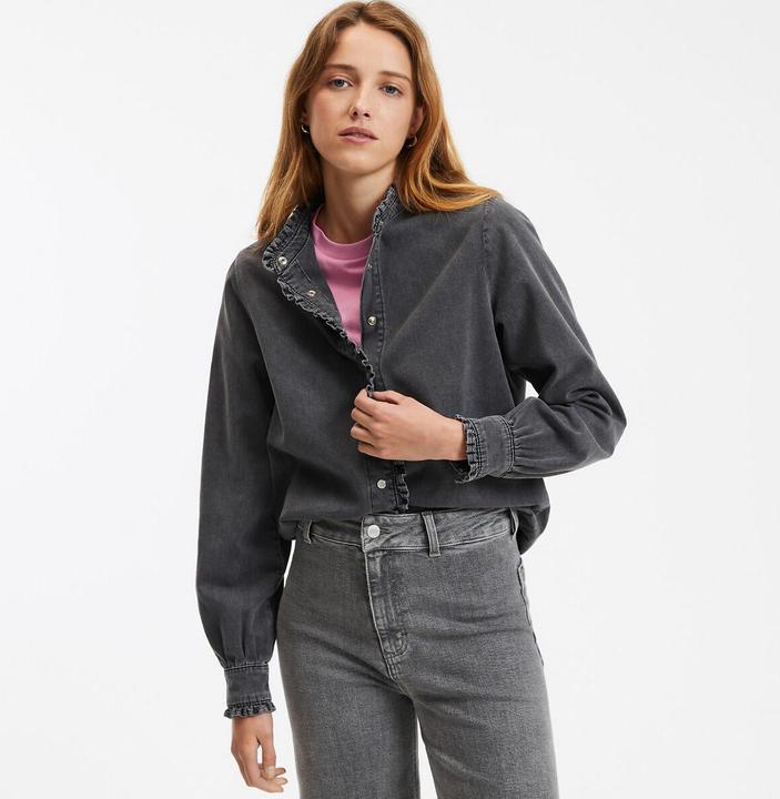 Produktbild La Redoute Collections Langärmelige Jeansbluse (42)