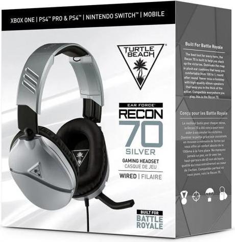 Image du produit Turtle Beach Casque de jeu stéréo Recon 70 Over-Ear (Filaire)