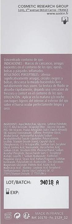 Produktbild Soskin Paris - Rejuvenating Eye Serum (Eye Care Serum) 30 ml (Augenpflege Serum, 30 ml, Tag)