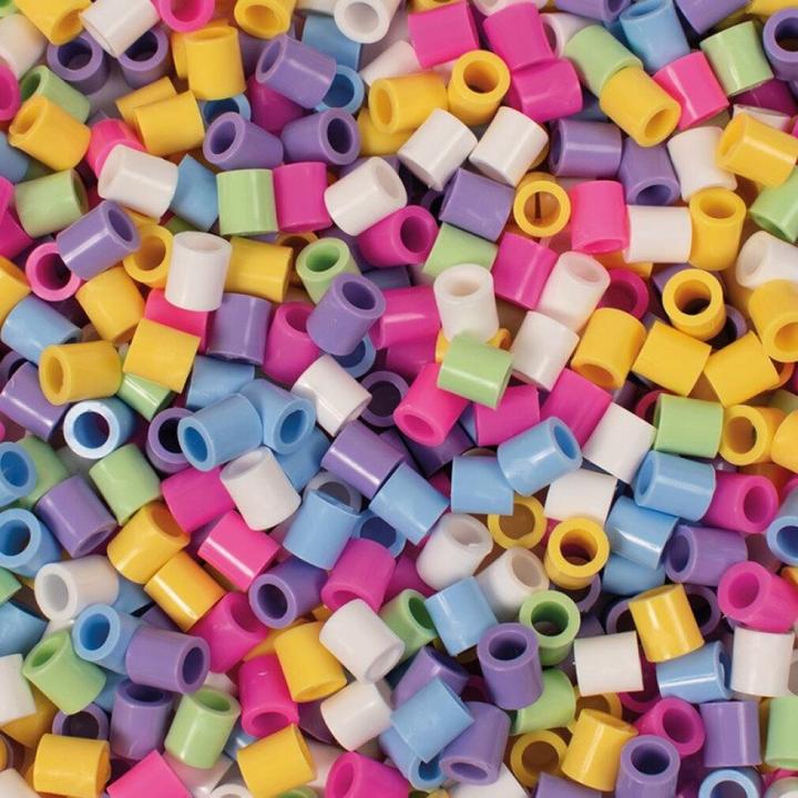 Actual product image Playbox Iron on beads XL pastel in a bucket 950 pieces