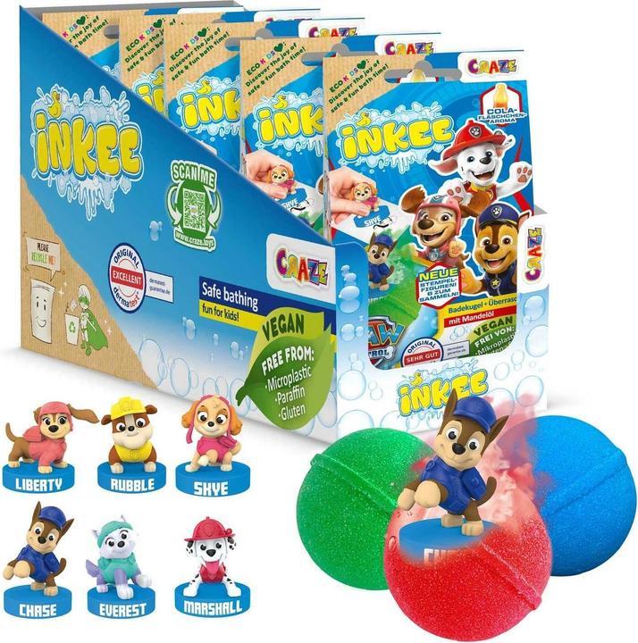 Productafbeelding Craze Paw Patrol verrassingszwembal (Badbommen, 100 g)