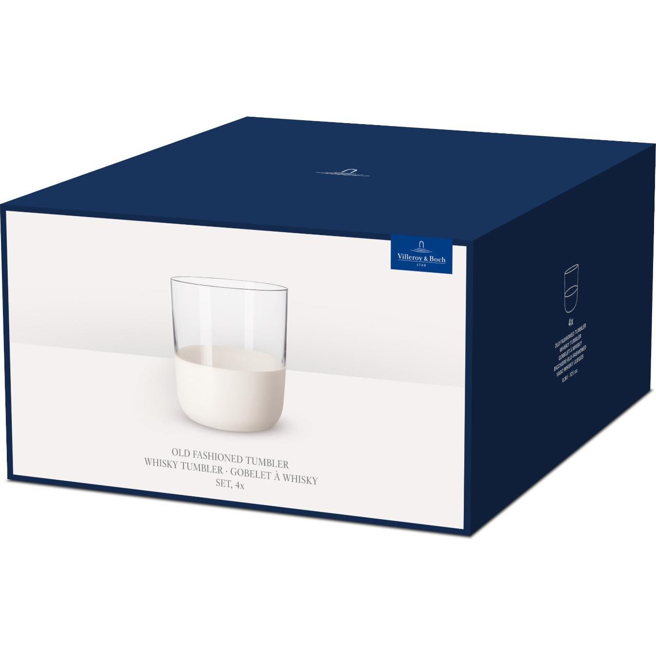 Thumbnail - Villeroy & Boch Whisky Tumbler, Set 4 tlg Manufacture Rock blanc, Cocktailgläser, Weiss