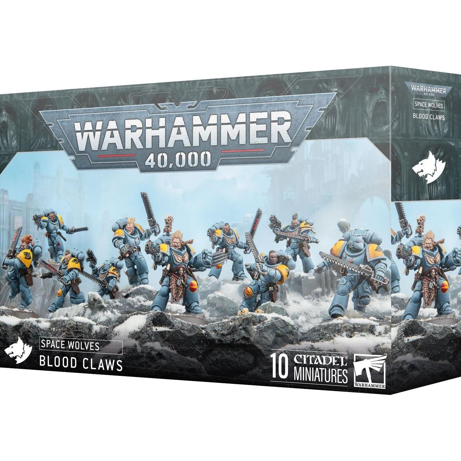 Games Workshop Warhammer 40k - Space Wolves Griffes Sanglantes (2025) (Materiale sintetico)
