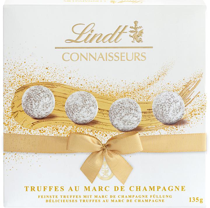 Actual product image Lindt Connaisseurs Truffes Marc de Champagne Christmas (135 g)
