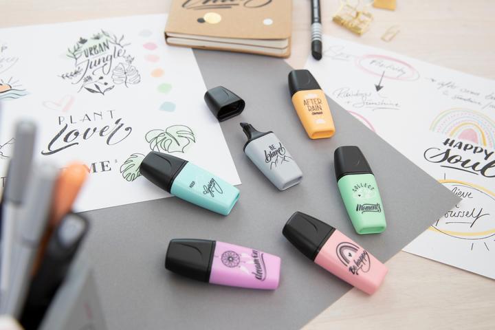 Produktbild STABILO Boss Mini Pastellove 2.0 (Türkis, Minze, Apricot, Rosa, Grau, 5 mm, 5 x)