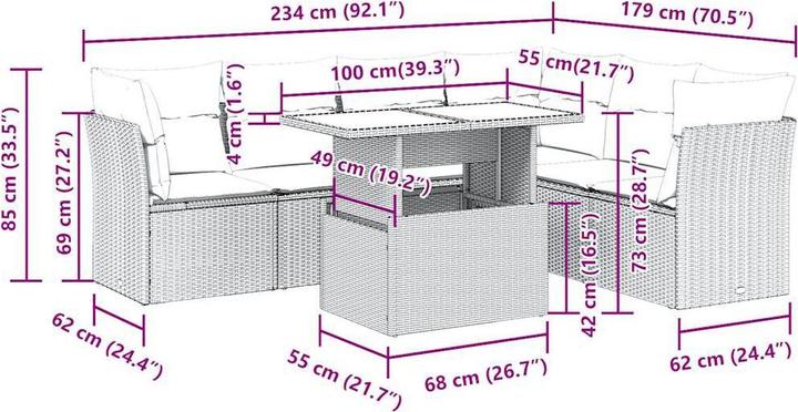 Produktbild vidaXL Niklas