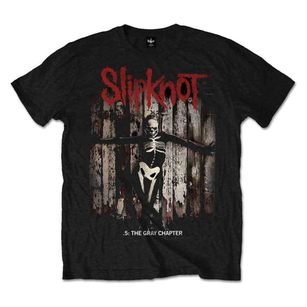 Slipknot, Herren, Shirts, Grey Chapter Album, Schwarz, (Xl)