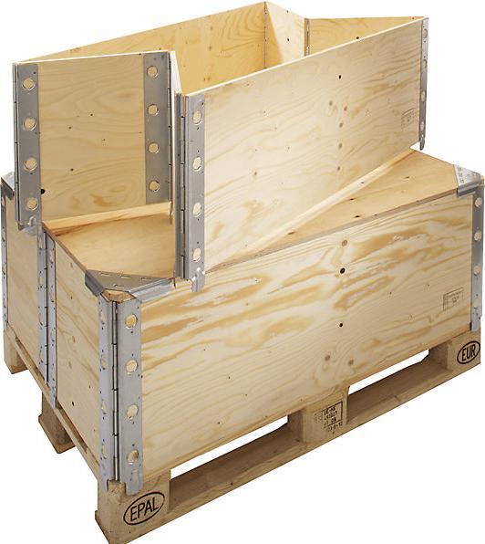 Immagine prodotto kaiserkraft Paretale flow, pieghevole con sei cerniere, in legno, formato Euro, altezza 300