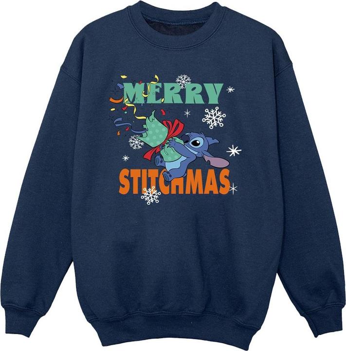 Produktbild Lilo & Stitch Merry Stitchmas Sweatshirt Mädchen (128)