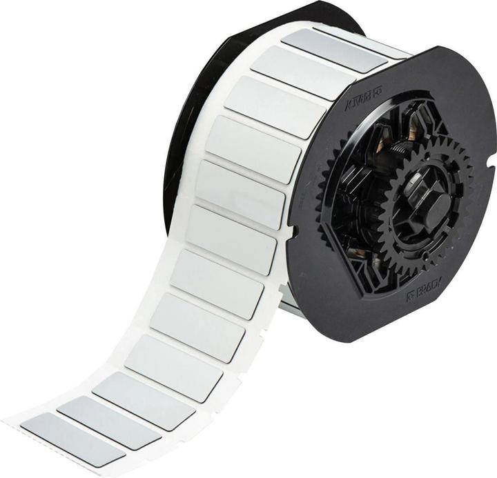 Actual product image Brady B30EP-172-593-SL, EPREP (new), polyester, silver, glossy, 44.99 x 15.00 mm, permanent (450