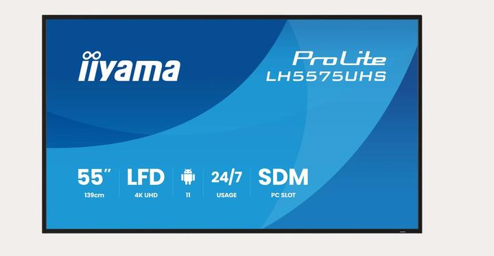Actual product image iiyama LFD ProLite LH5575UHS-B2AG (3840 x 2160 Pixels, 54.60")