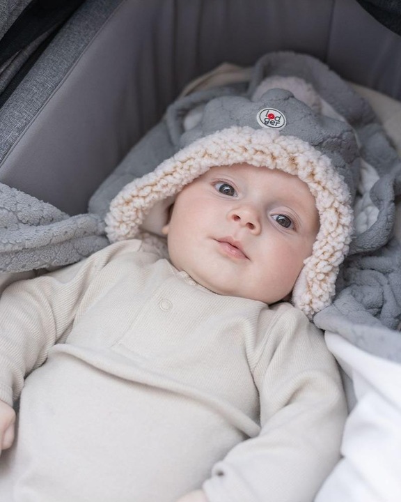 Produktbild Lodger Wintermütze Folklore Fleece Beige 3-6 Mt. (62/68)