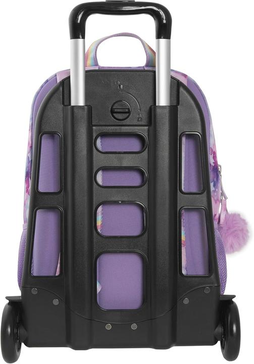Actual product image Mofu Mofu School Backpack with Adjustable Handle and Removable Trolley