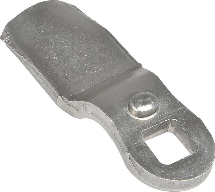 Sperrnase pos. gekröpft für Blechmontagezylinder, 45 x 19mm,Mass H 24mm,Edelstahl