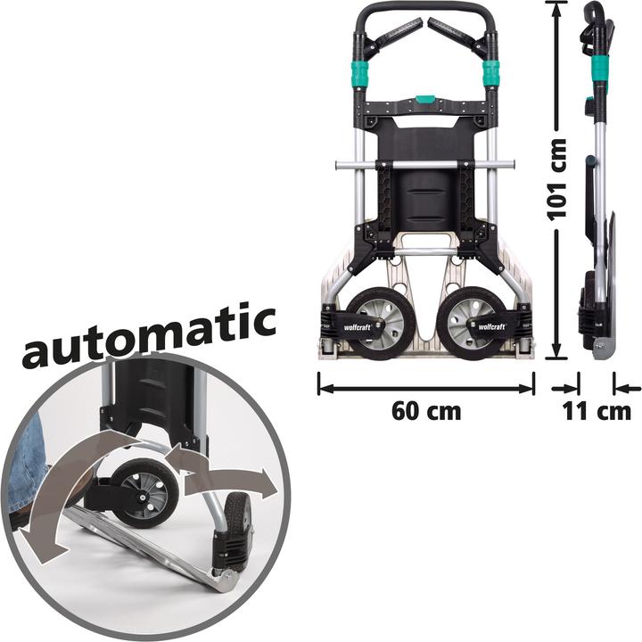 Actual product image wolfcraft 1 TS 1500 - Transport system (200 kg)