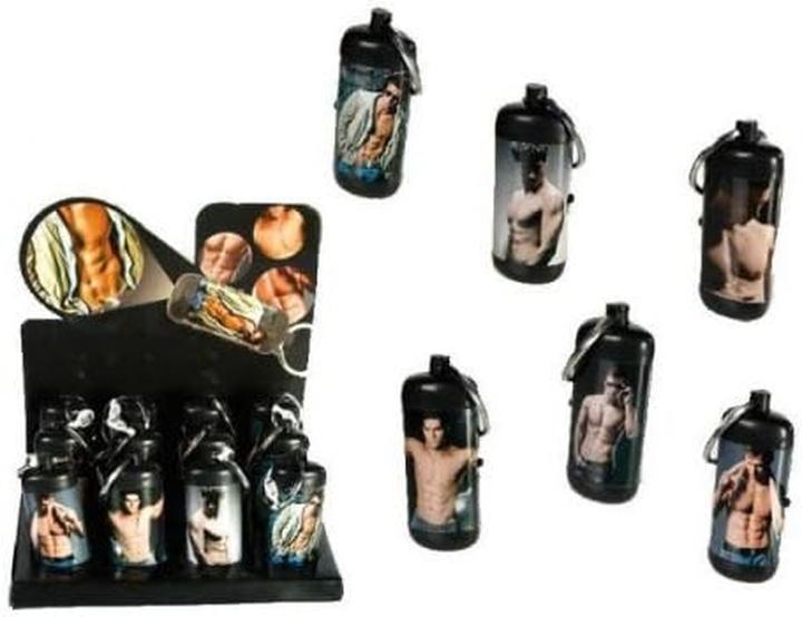 Actual product image Shots Sexy Boy Display Keychain