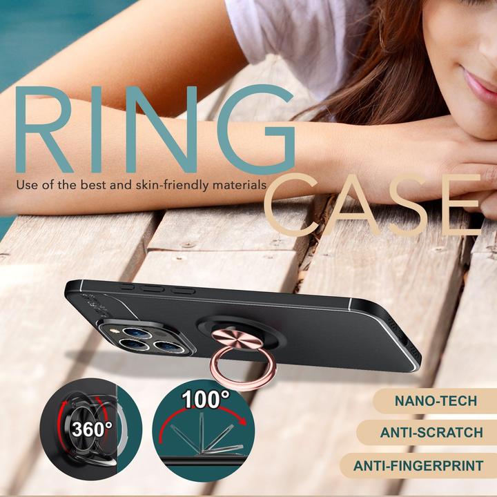 Actual product image Nalia Matte Ring Silicone Sleeve (Apple iPhone 16 Pro)