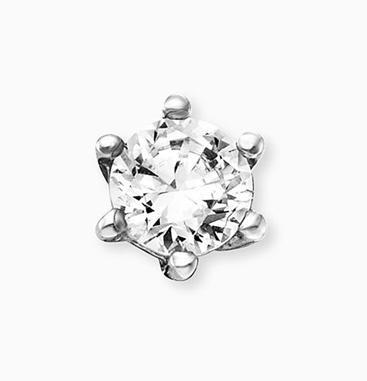 Immagine prodotto Engelsrufer Orecchini a perno lucidi (Argento 925 rodiato, Argento rodiato, Pietra colorata)