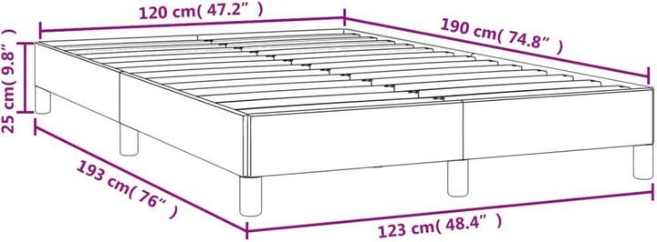 Image du produit vidaXL Bettgestell (120 x 190 cm)