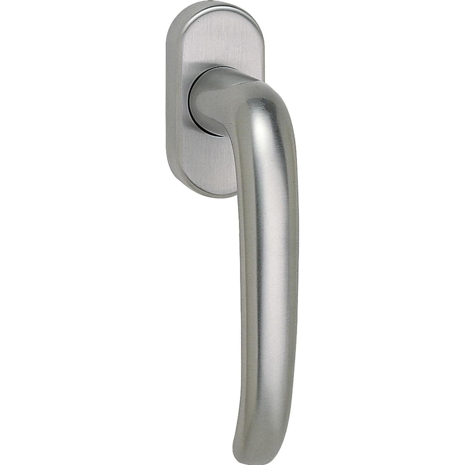 Marchesi, Türgriff + Fenstergriff, Fenstergriff BRÜNN, VK 7 x 35 mm, Edelstahl matt (Türgriff)