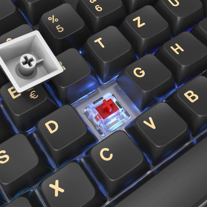Image du produit Montech Clavier de jeu MKey Darkness - GateronG Pro 2.0 Red (Filaire)