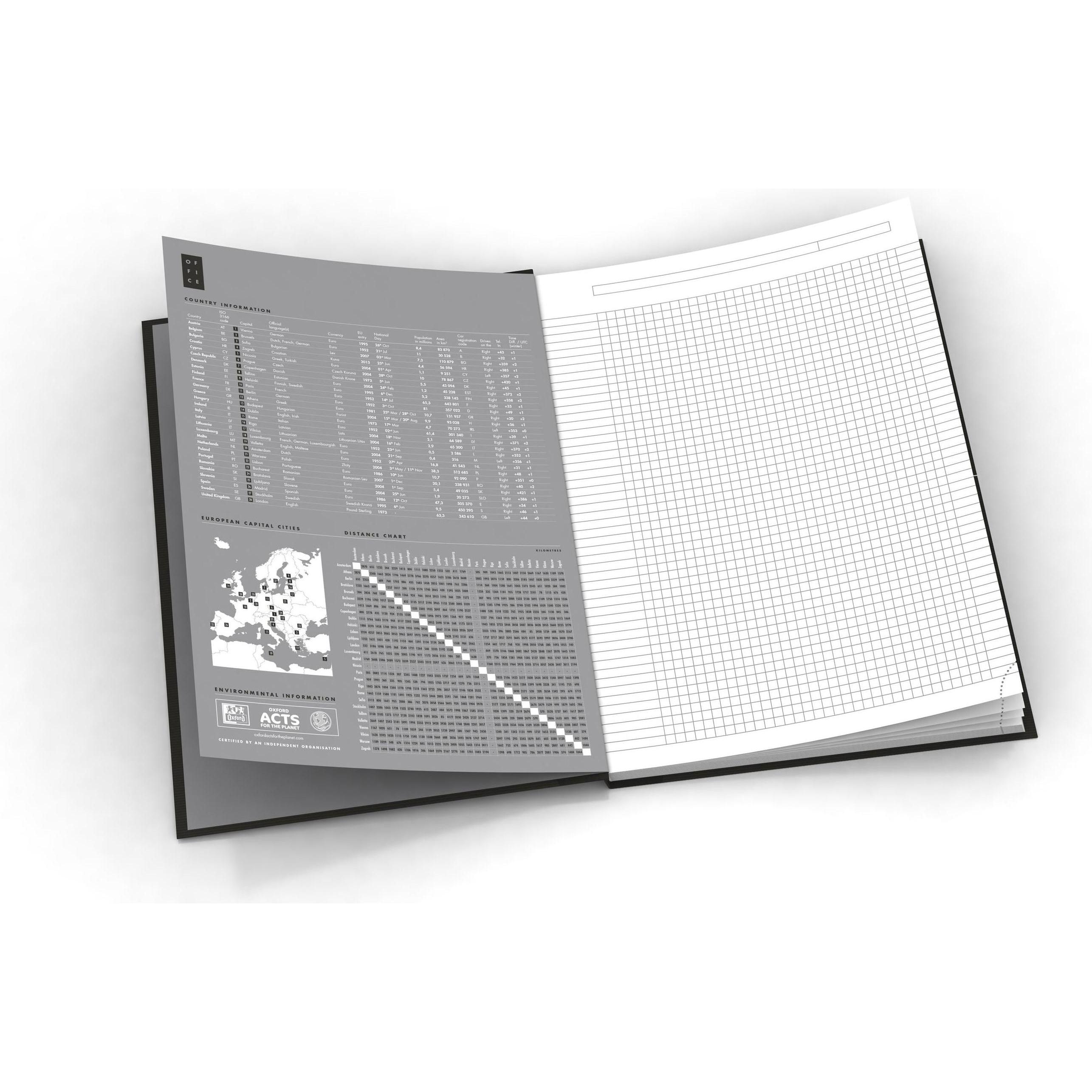 Thumbnail - Oxford, Heft + Block, Office (A4, Kariert, Harter Einband)